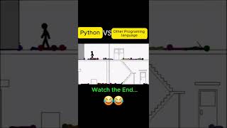 Python vs Everyone Else 😂 The Ultimate Coding Showdown! #shortvideo #funnytechshorts #viral