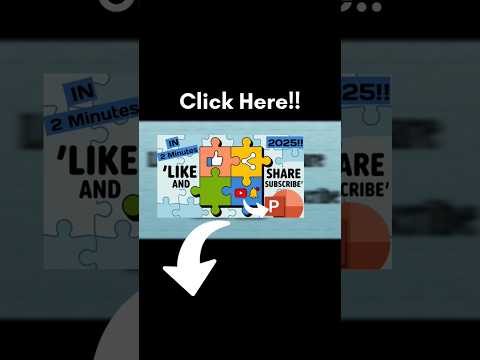 You Won’t Believe This PowerPoint Trick! ⚡ #shorts #powerpoint #presentation