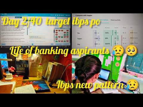 Day 2/40 target sbi po & ibps po 2025 || ibps po previous year mock self given analysis 😥🥺
