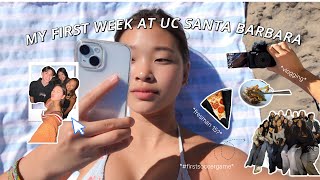 FIRST WEEK AT UC SANTA BARBARA! ft. an ambulance..., parties, and more!