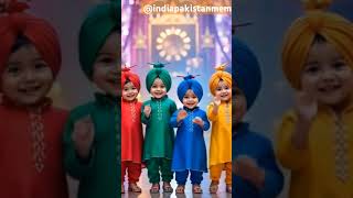 Baby kids viral song dance #funny #comedy #viralvideo #trolling #indiapakistantensions #ai #animated