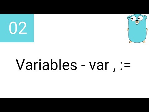 02.  Variables, Short variable syntax -  Learn Go  |  Learn Programming
