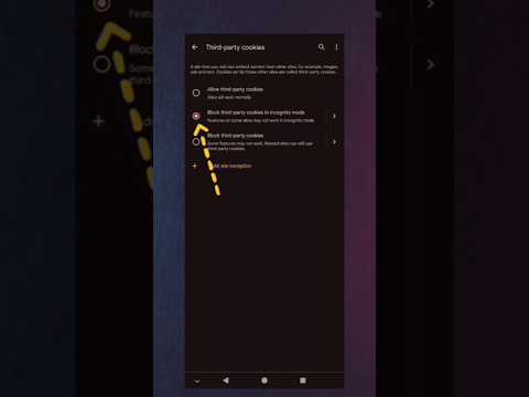 set this setting for cookies in google chrome browser #tech #mobile #shorts 🔥💯