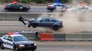 MOST SHOCKING High-Speed Police Chases Caught on Dashcam! You Wouldn't Believe if Not Filmed #38