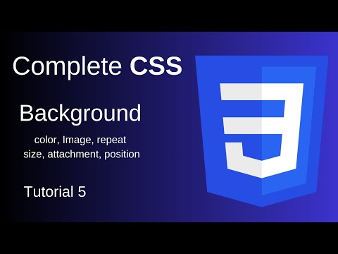 Background image , color , size , position in Web Design || Tutorial 5 || web development Series