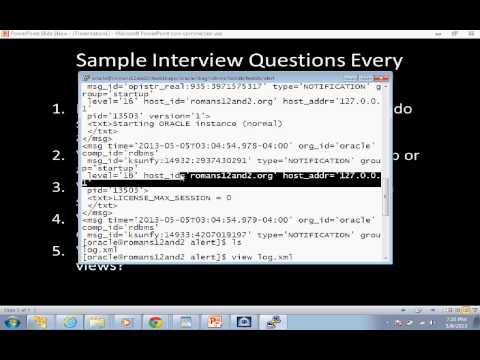 New Oracle DBA Career: 6. Interview Process Part 2