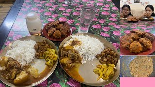 Aaju priya sanga mukbang and recipe    Alu , pork  and pyaji ❤️🙏