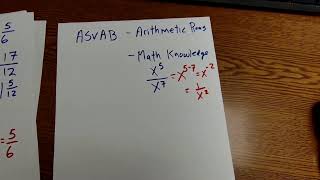 ASVAB Math Help, Fractions, PEMDAS, Ratios, Arithmetic Reasoning
