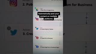 Zapier Automation ⚙️ Post your content on multiple platforms