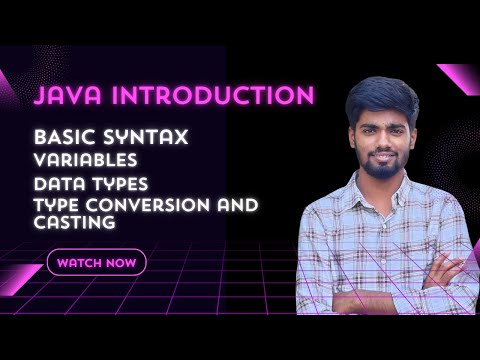 Java Basics for Beginners | Syntax, Variables, Data Types, Type Casting & IDE Explained   #LearnJava