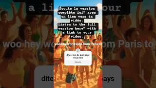 Dance for YouTube 💃🌍 (The Party Never Stops!)”This One’s For YOU ABONNEZ-VOUS !👍#love