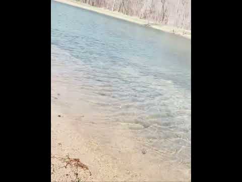 Watch the crystal clear lake water!!!