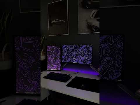 Purple mood  | PC Desk Setup #technology #setup #gaming