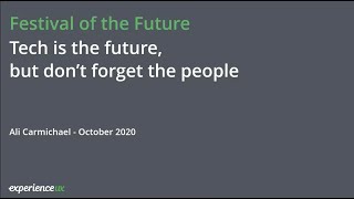 Tech is the future, but don’t forget the people - Futurefest