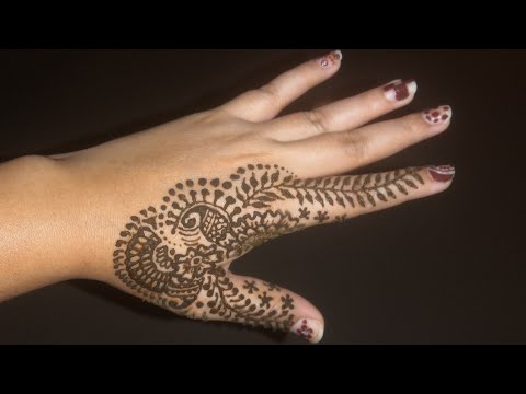 Simple finger mehndi design / henna design / mehndi design / mehandi design