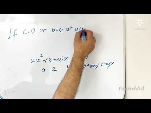 Solve the quadratic equation part 1