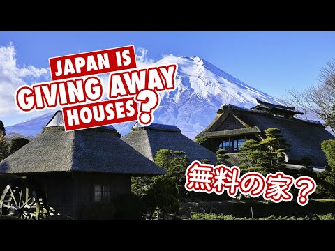 Is Japan GIVING AWAY Houses? Kind of...