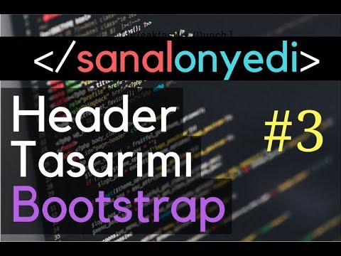 #3 Header tasarımı (Bootstrap 4) ✓ React & Redux Proje Geliştiriyorum