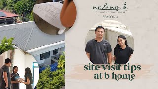 SITE VISIT TIPS WITH MR. AND MRS. B