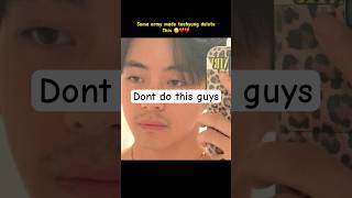 I can’t believe some army made taehyung delete this photo of his #DONTSHAVETAEHYUNG