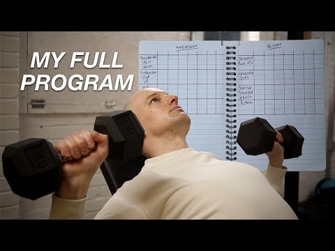 My full weight training program as a doctor, content creator and father