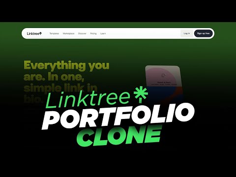 Linktree Portfolio CLONE In HTML/CSS