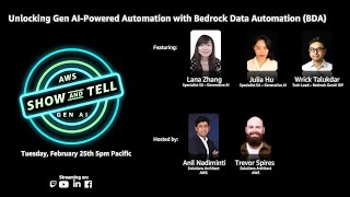 AWS Show and Tell: Gen AI - S1E4 – Gen AI-Powered Automation with Bedrock Data Automation
