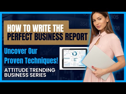 "How to Write the formal Perfect Business Report: || Report Writing || Examples || Format