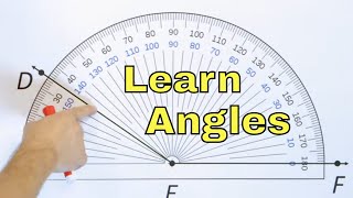 Learn Acute, Obtuse & Right Angles and Measure Angles with a Protractor - [5-9-7]