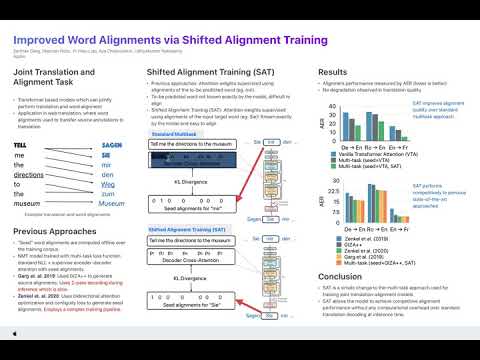 Improved Word Alignments via Shifted Alignment Training