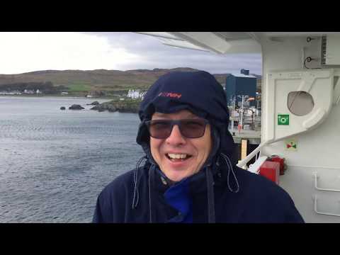 Departing from Port Ellen, Islay with the Caledonian Macbrayne Ferry