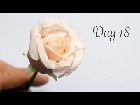 Simple Rose | Day 18 | 30 Days of Sugar Flowers