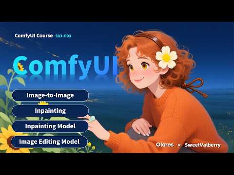 Image-to-Image, Inpainting & Flux Kontext Editing | ComfyUI Tutorial S03 P03