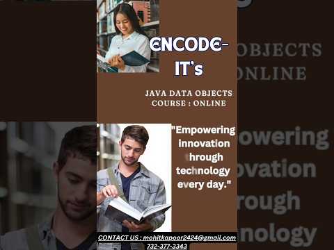 Learn JAVA Data Object Course Online From ENCODE-IT ✨