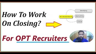 For OPT Recruiters | Talent Acquisition | How To Reach & Close Candidates | Closing Is The Key