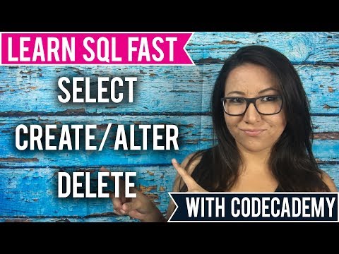 Learn SQL Fast | CodeCademy Series Ep. 02 - Learn SQL - Manipulation
