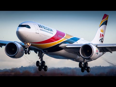 RARE! Air Belgium A330neo First Visit at Paris CDG (4K)