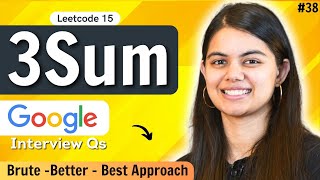 3 Sum | Brute, Better & Optimized Approach with Codes | Leetcode 15