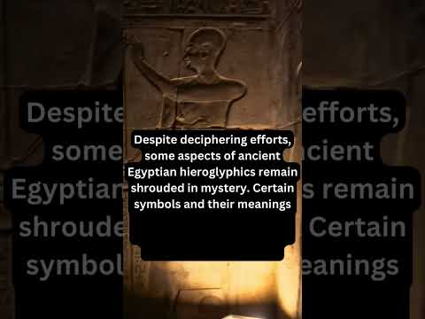 "Unraveling the Enigma: Mysteries of Ancient Egyptian Hieroglyphics Revealed!"