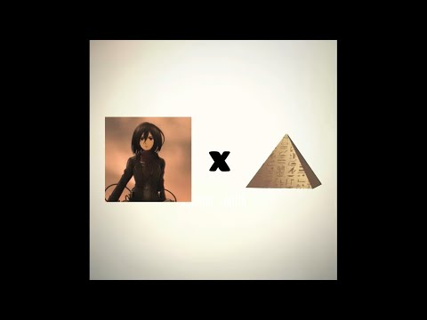 Mikasa Ackerman in egyptian trend