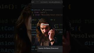 Git Blame Does Everything in your Favour... 😅👨‍💻  #codingmoments #memes #codingisfun #codingmemes