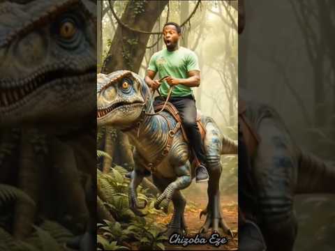 The Return Of Denosur! #animals #viral #desert #forest #ai #rider