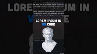 ⏳️ Stop Wasting Time! Generate Easy Placeholder Text #vscode #extension #coding #codelife #tips #tip