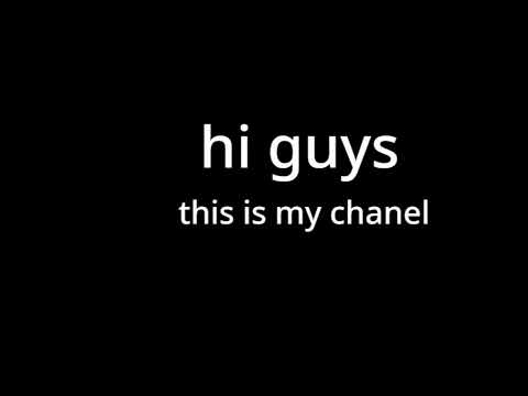 my first video