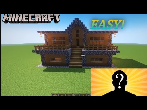 Minecraft House Tutorial:Large Wooden Survival House