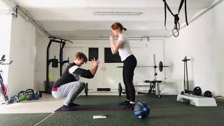 Codetraining @home: Partnerworkout mit Sandy und Thommy (ca. 20 Min.)