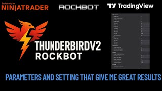 Current Parameters for the ThunderbirdV2 trading Bot