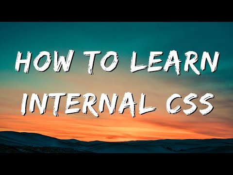 How to apply Internal CSS