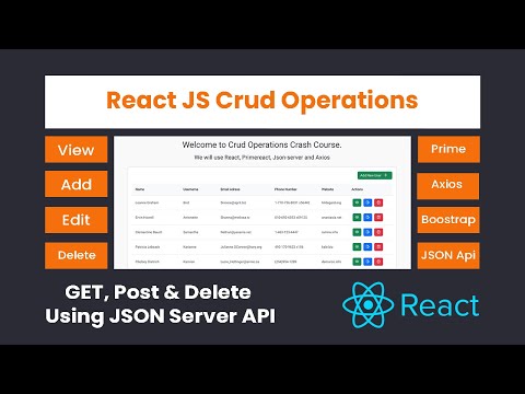 React Crud Operations with API Crash Course - Get All Users