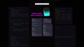🌟 Ambient Light Effect 2025! 💻✨ | Stunning JS Animation in 60 Seconds